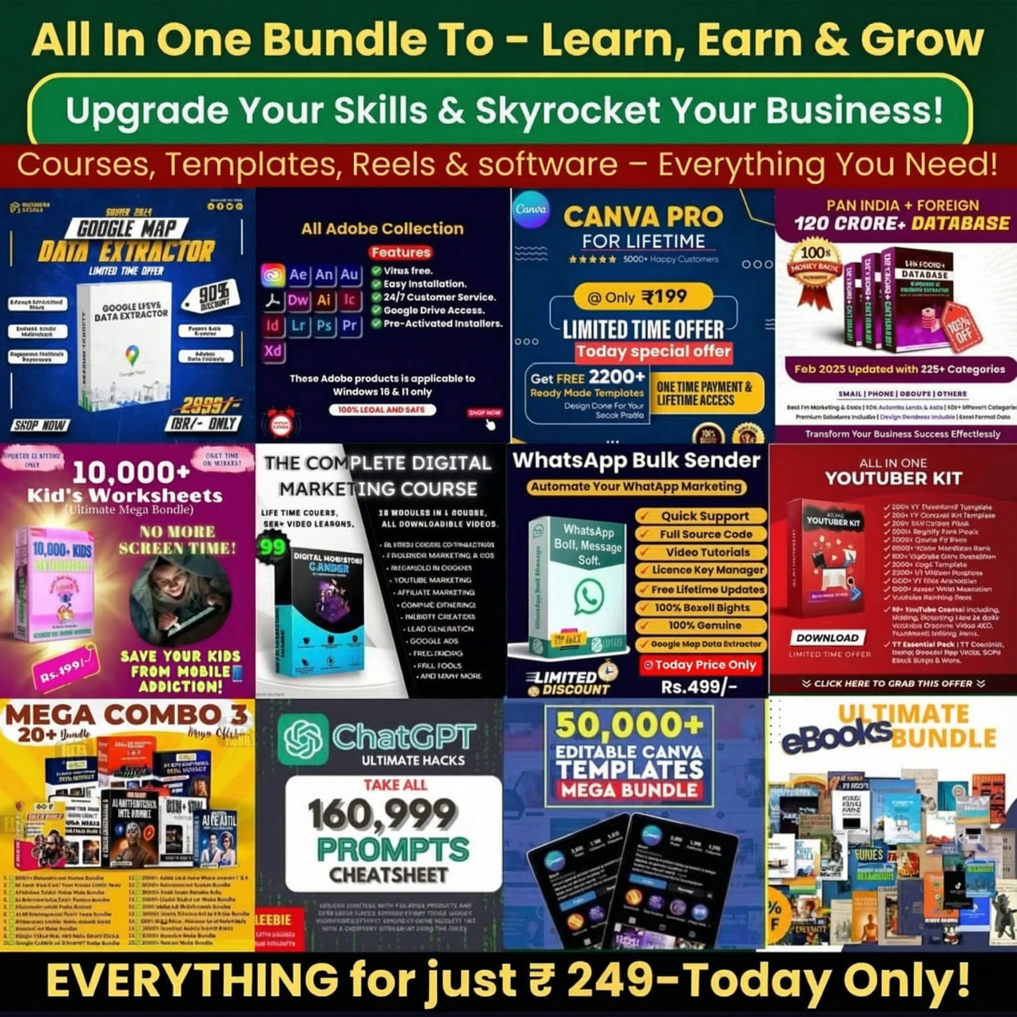 All-In-One Premium Bundle — Complete Digital Resource Pack